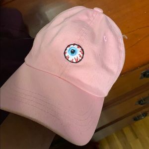Pink Eyeball Hat